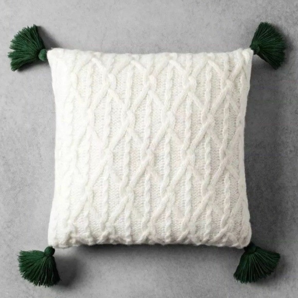 Hearth & Hand Other - Hearth & Hand w/ Magnolia Knit Tassel Throw Pillow